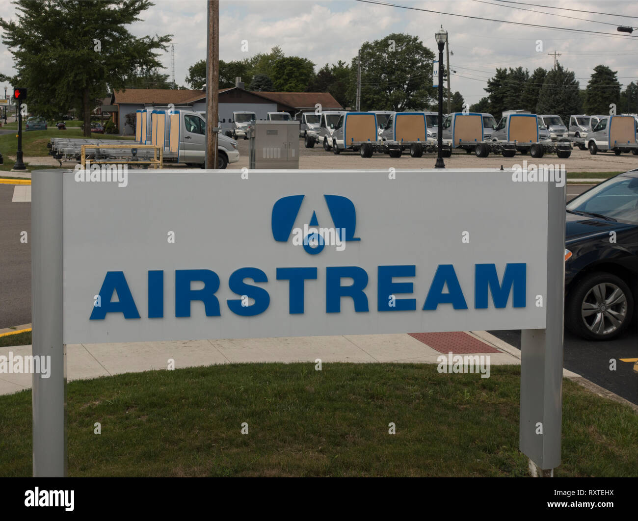 Airstream factory service center Jackson Center Ohio Stock Photo Alamy