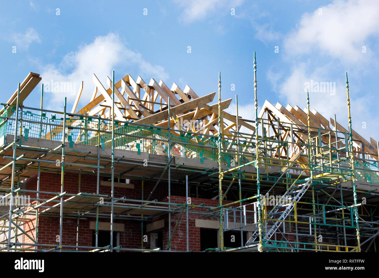 Building site for new build properties in the village of Wheatley