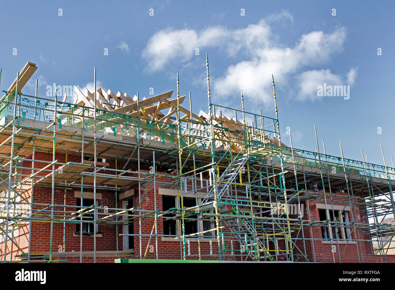 Building site for new build properties in the village of Wheatley
