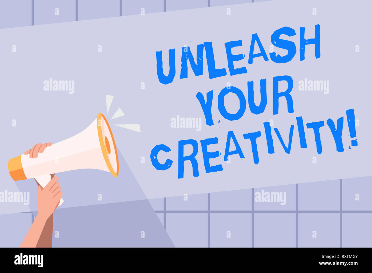 Handwriting text writing Unleash Your Creativity. Conceptual photo Develop Personal Intelligence Wittiness Wisdom Stock Photo