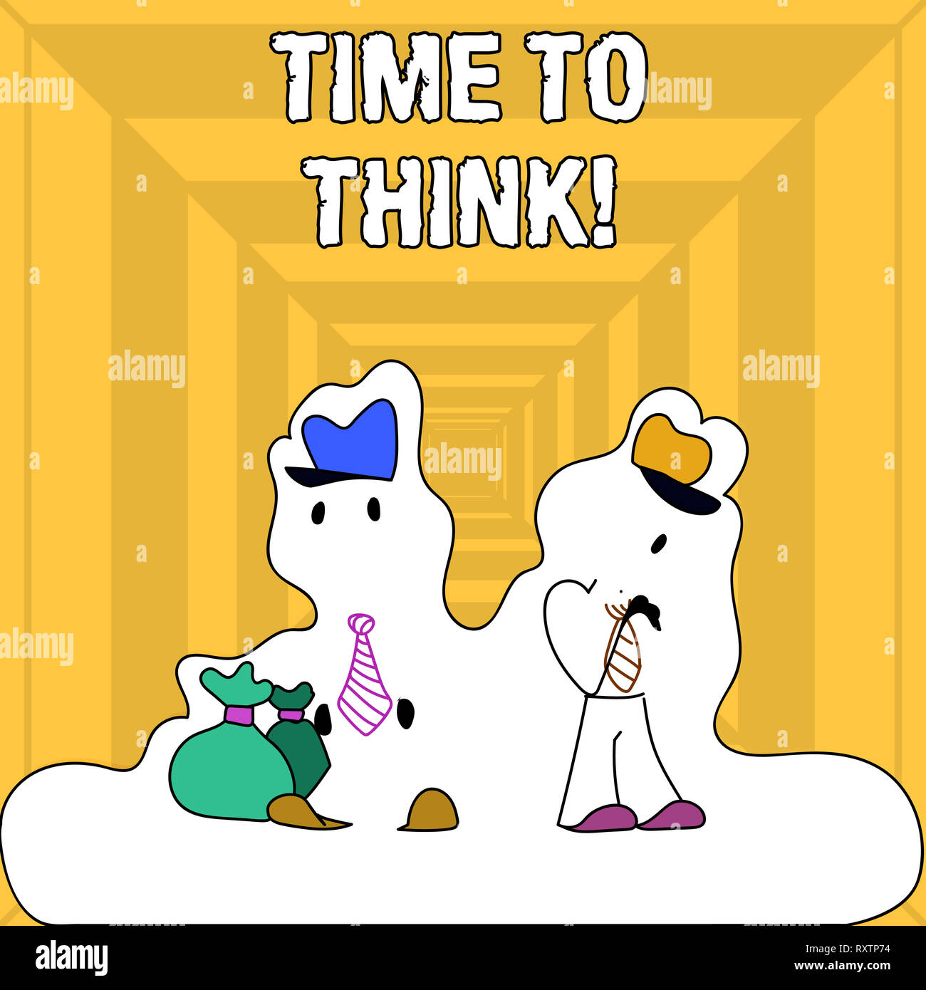 Time To Think Writing note showing Time To Think. Business concept for Thinking ...