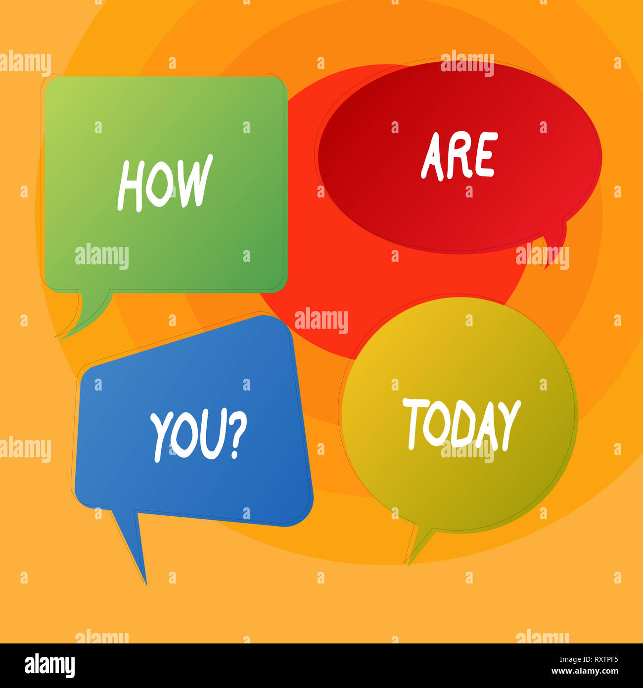 Conceptual Hand Writing Showing How Are Youquestion Concept Meaning Your Health Status Asking About Your Life And Health Stock Photo Alamy
