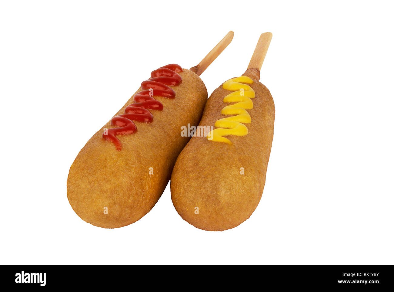 Corn dog cut out hires stock photography and images Alamy