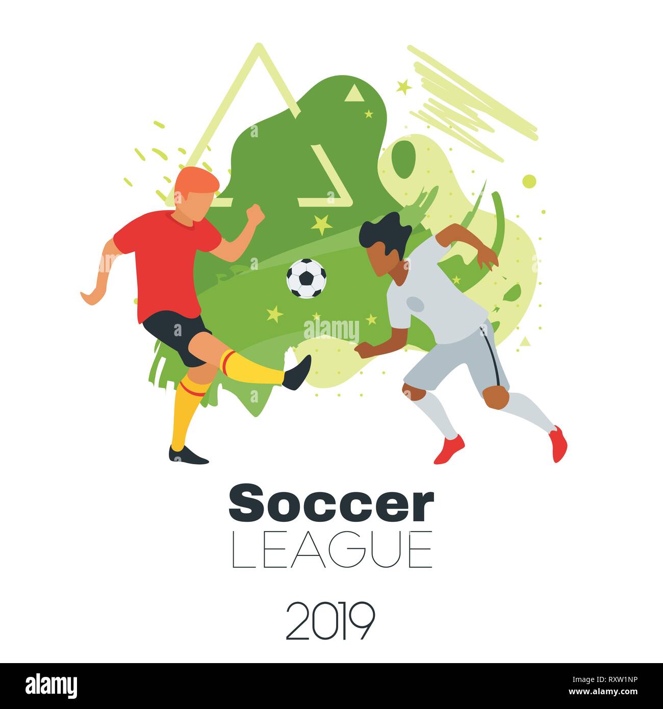 Soccer Championship Design Element Or Card Football Game Banner Template With Playing Man Silhouettes Vector Illustration Background With Abstract Stock Vector Image Art Alamy Soccer Championship Design Element Or Card Football Game Banner Template With Playing Man Silhouettes Vector Illustration Background With Abstract Stock Vector Image Art Alamy