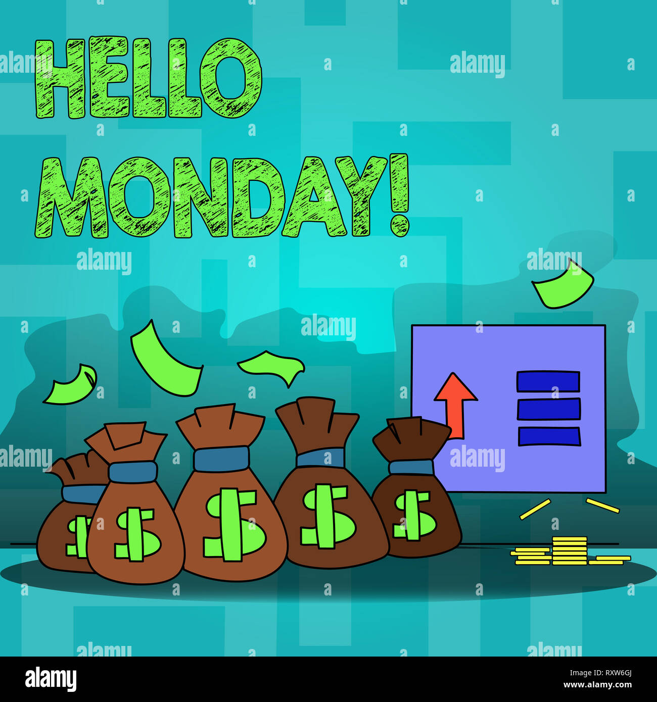 text-sign-showing-hellomonday-business-photo-text-positive-message-for