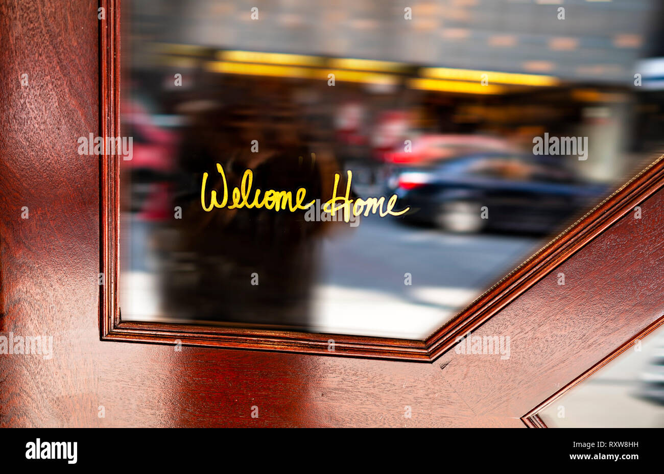Welcome home hotel hi-res stock photography and images - Alamy
