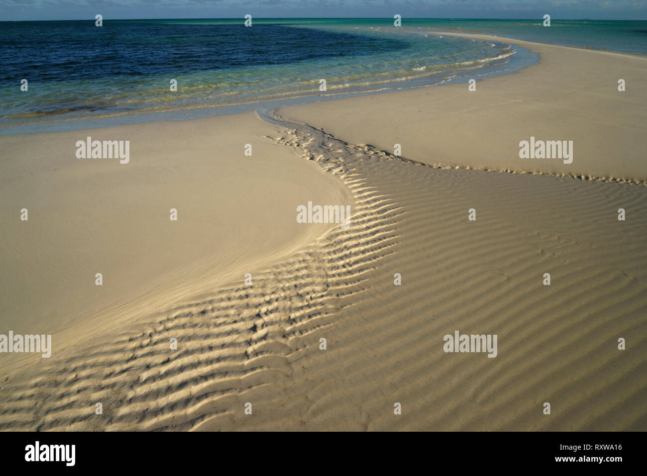 Beach on South Andros Island,The Bahamas. Best known for bone fishing