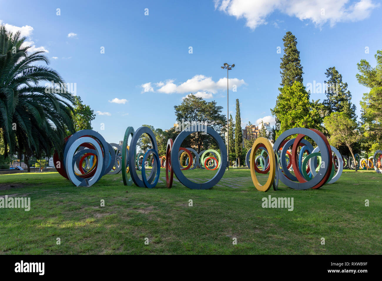 Bicentenary Square (Plaza del Bicententario), Córdoba, Argentina Stock