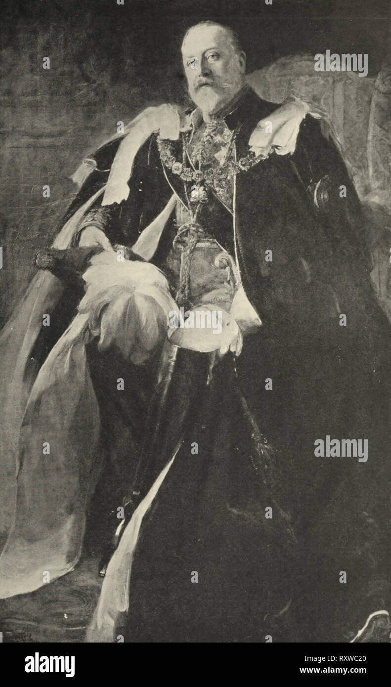 King Edward VII of Great Britain, circa 1905 Stock Photo