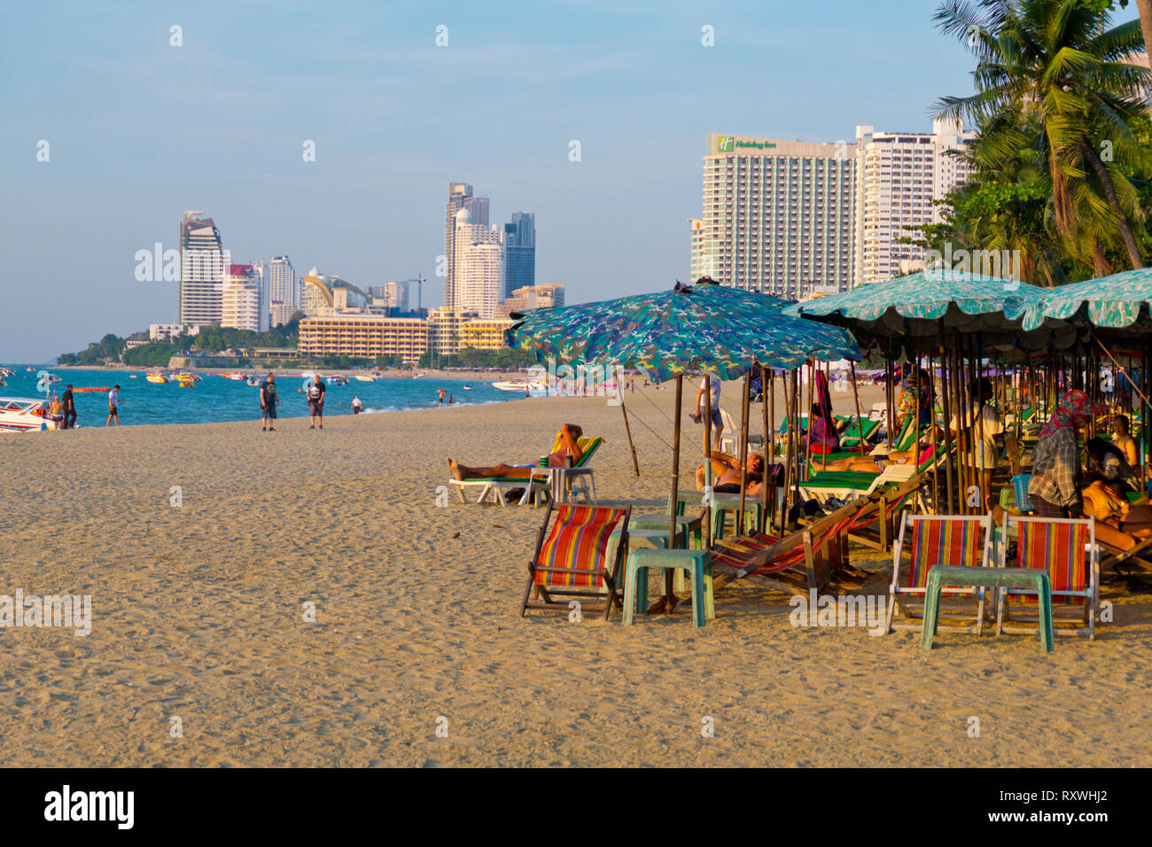Beach, Pattaya, Thailand Stock Photo
