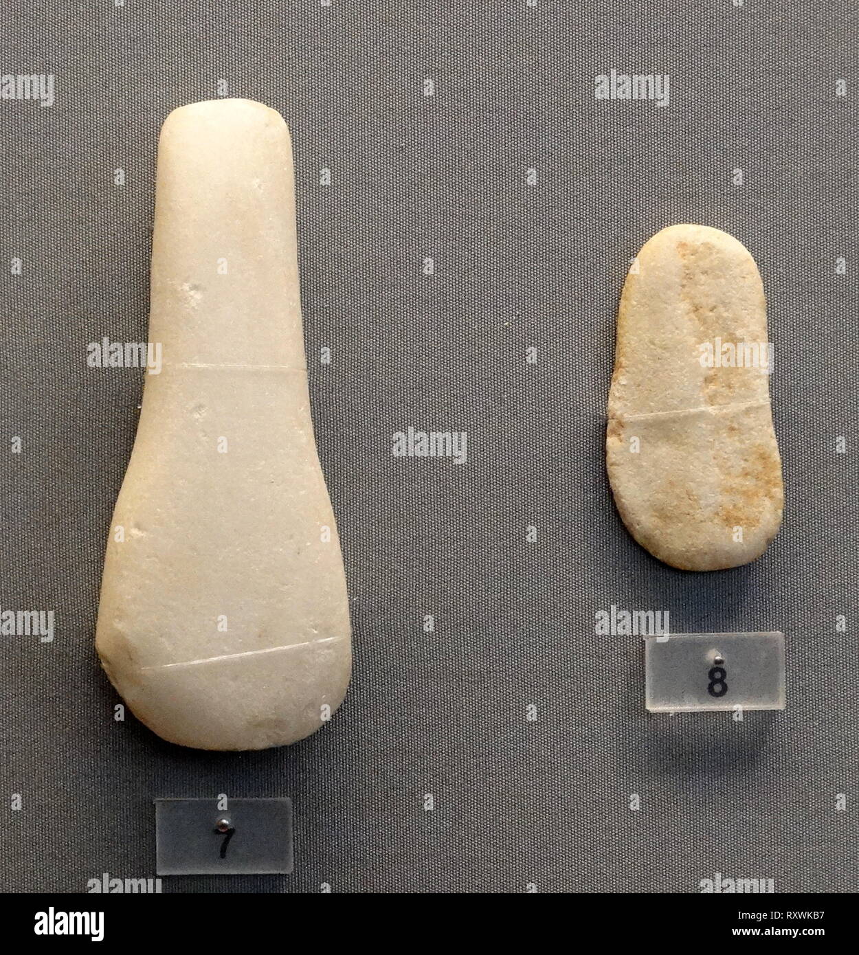 Cycladic figurine, from Naxos, Greece, Early Cycladic culture evolved ...