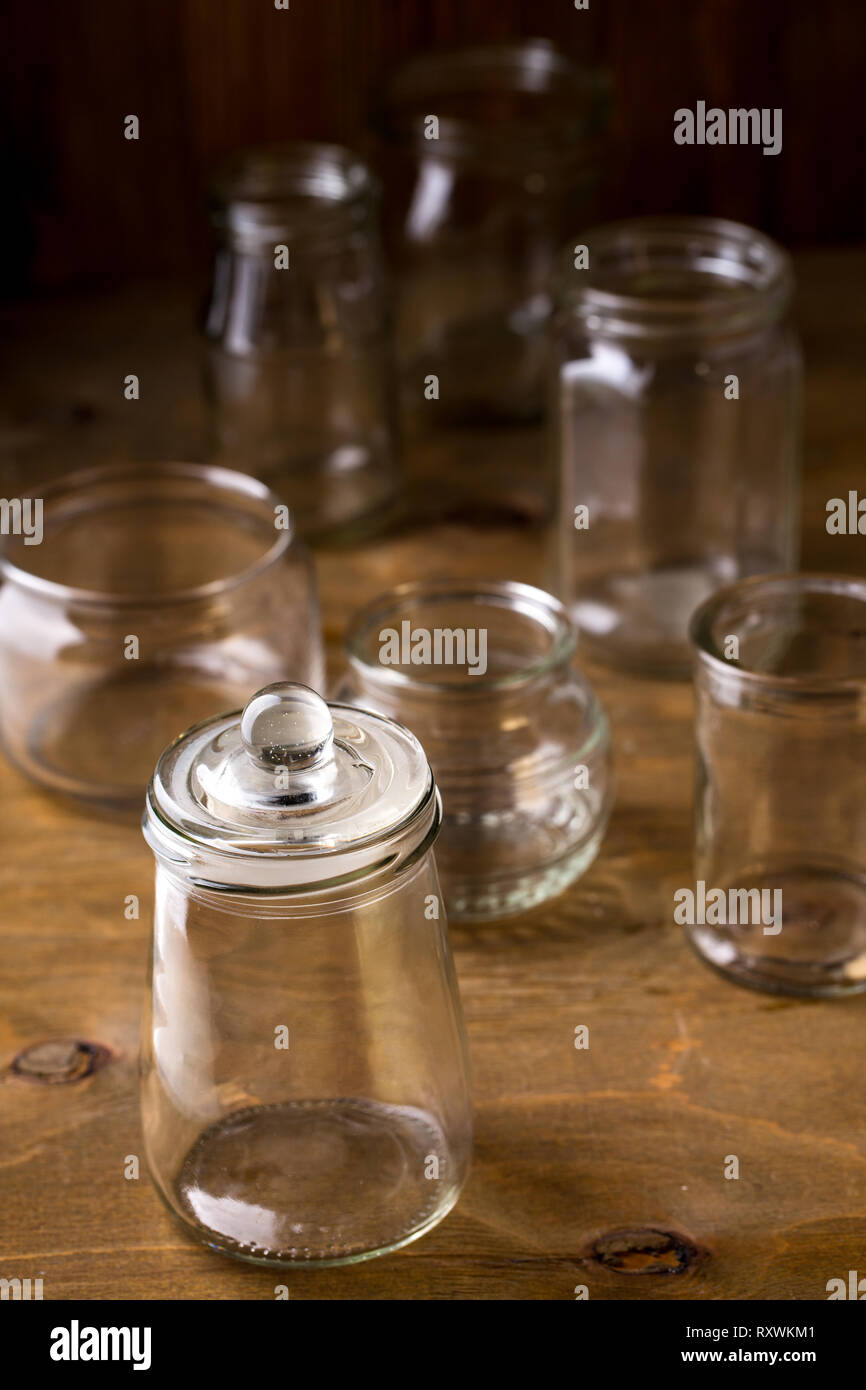 thumbnail image 2 of Assorted Glass Jars - New, Various Sizes & Styles (Approx. 8" Tall) 2 of 4