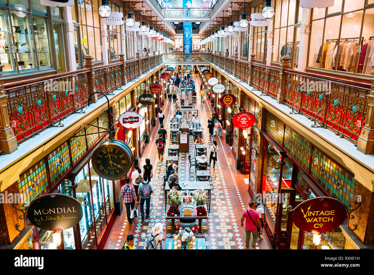 Opening in 1892, the Strand Arcade was the last of the arcades built in