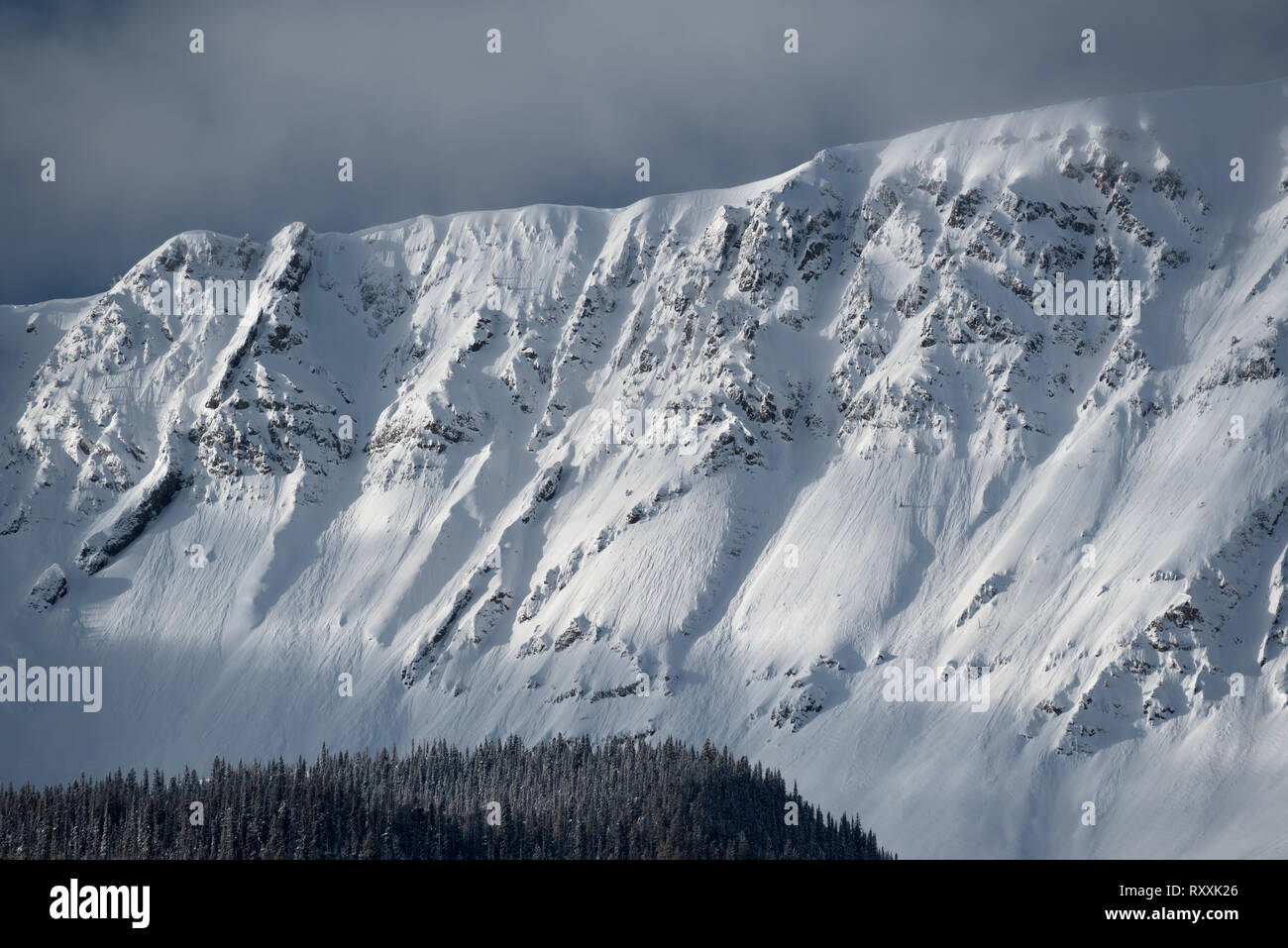 Mountain snowy wallowas winter hi-res stock photography and images