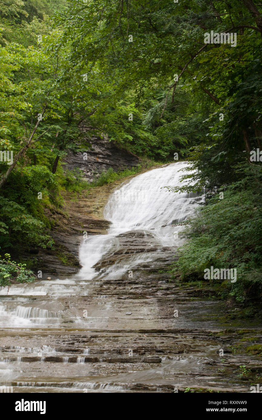 Buttermilk Falls State Park, Ithaca, New York Stock Photo Alamy