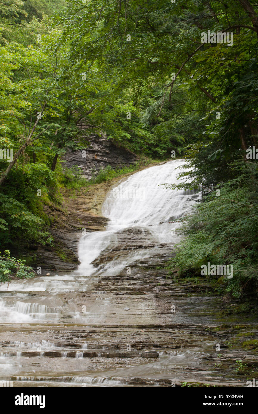 Buttermilk Falls State Park, Ithaca, New York Stock Photo Alamy