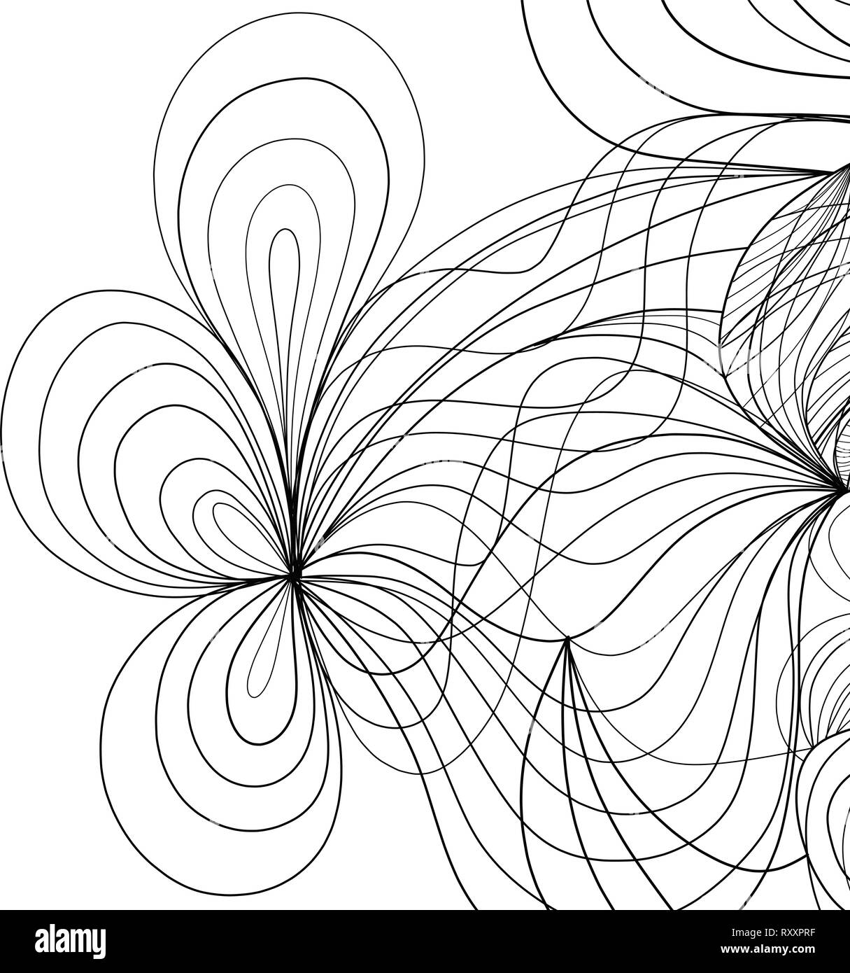 Abstract drawing background vector illustration Stock Vector Image