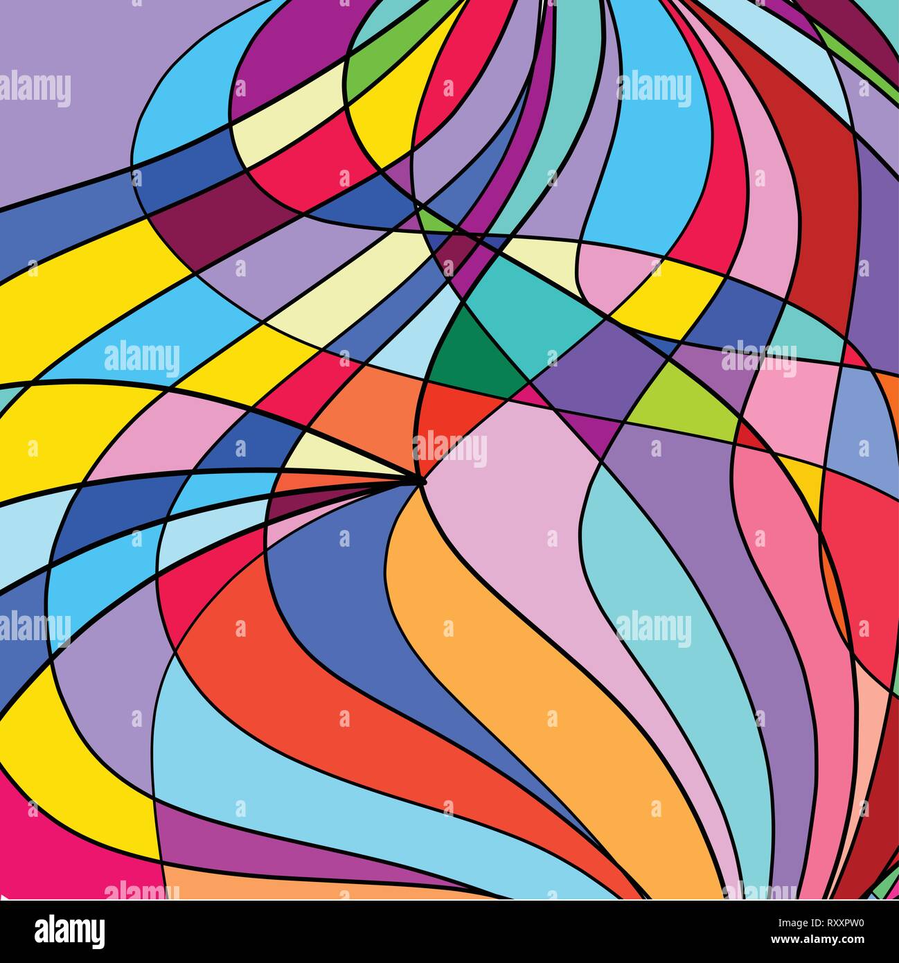 Abstract drawing background vector illustration Stock Vector Image