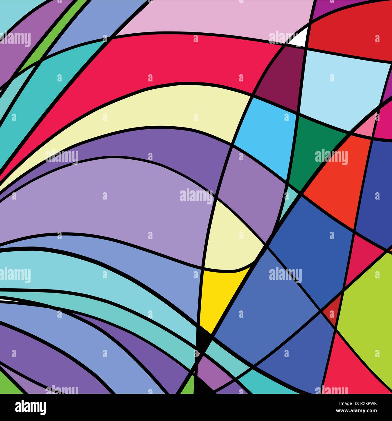 Abstract drawing background vector illustration Stock Vector Image