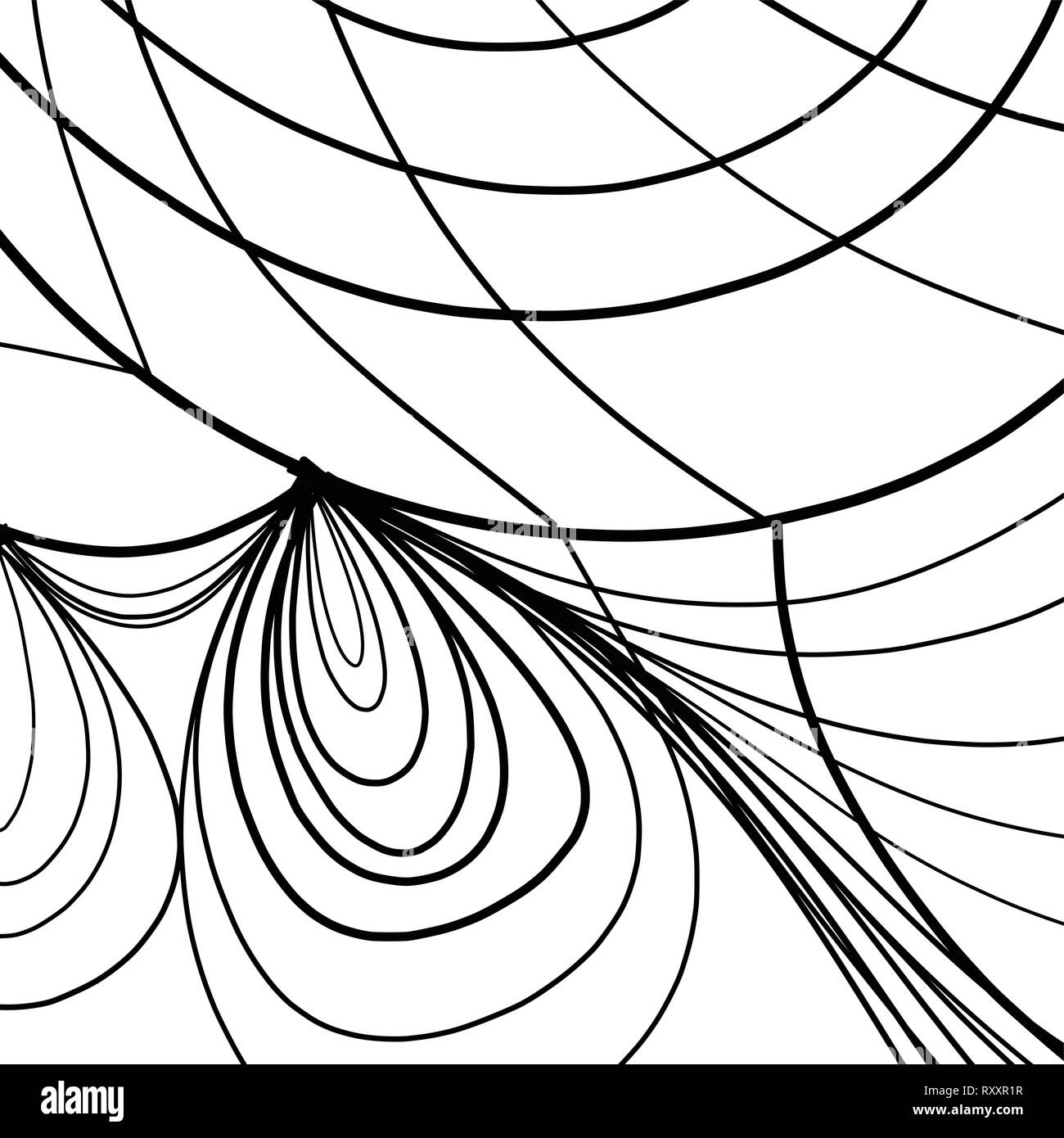 Abstract drawing background vector illustration Stock Vector Image