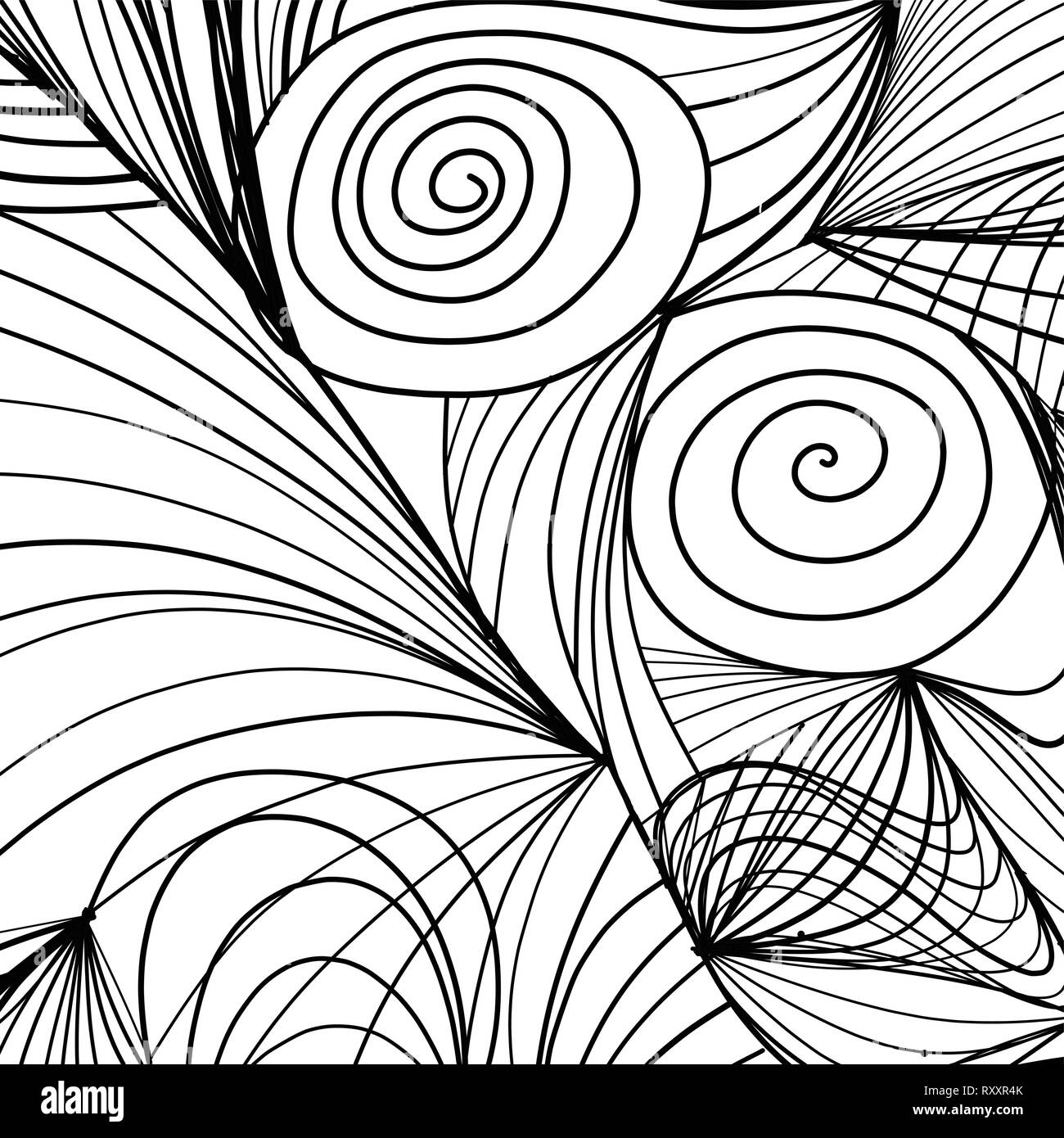 Abstract drawing background vector illustration Stock Vector Image