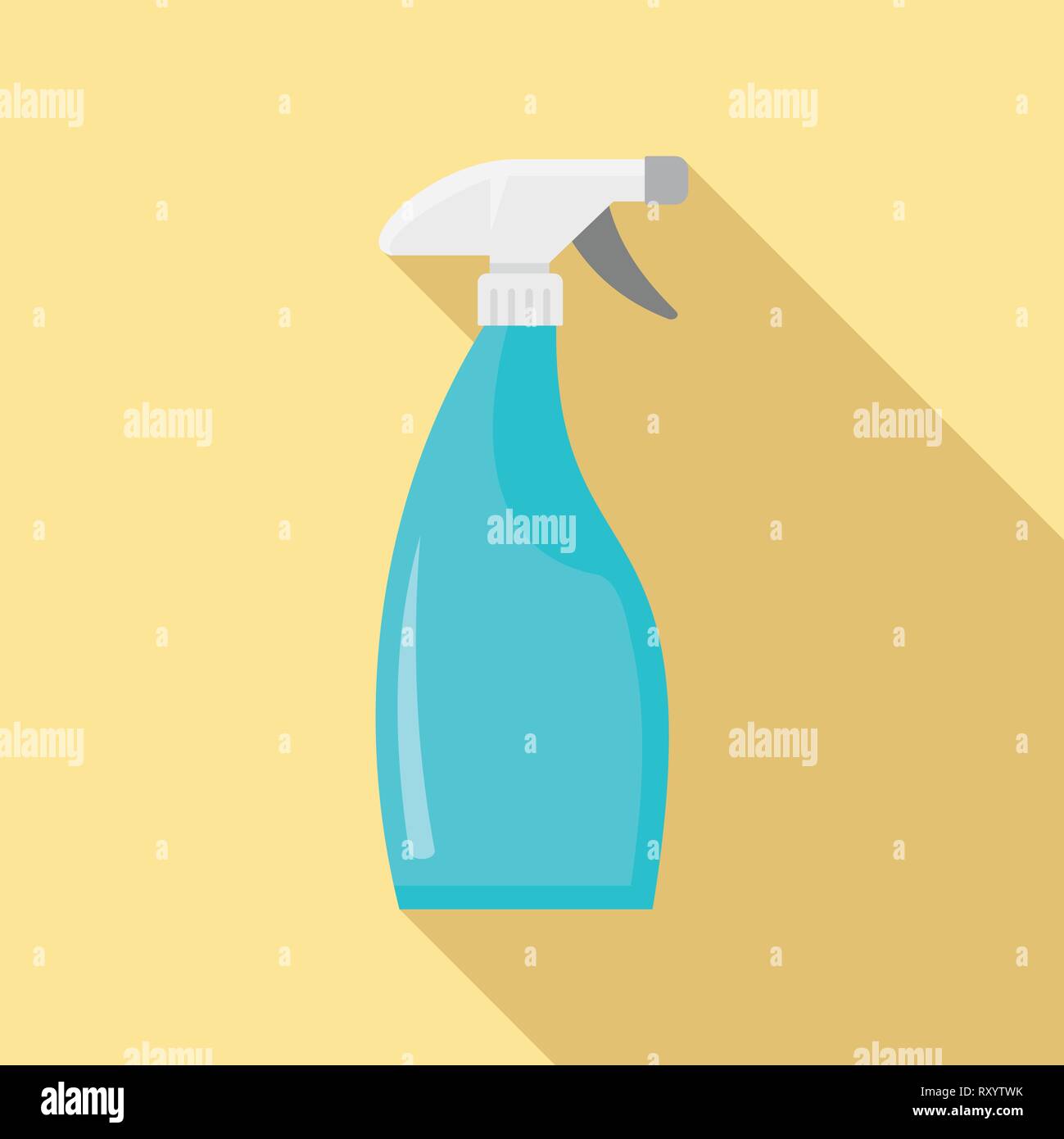 Clean spray bottle icon. Flat illustration of clean spray bottle vector ...