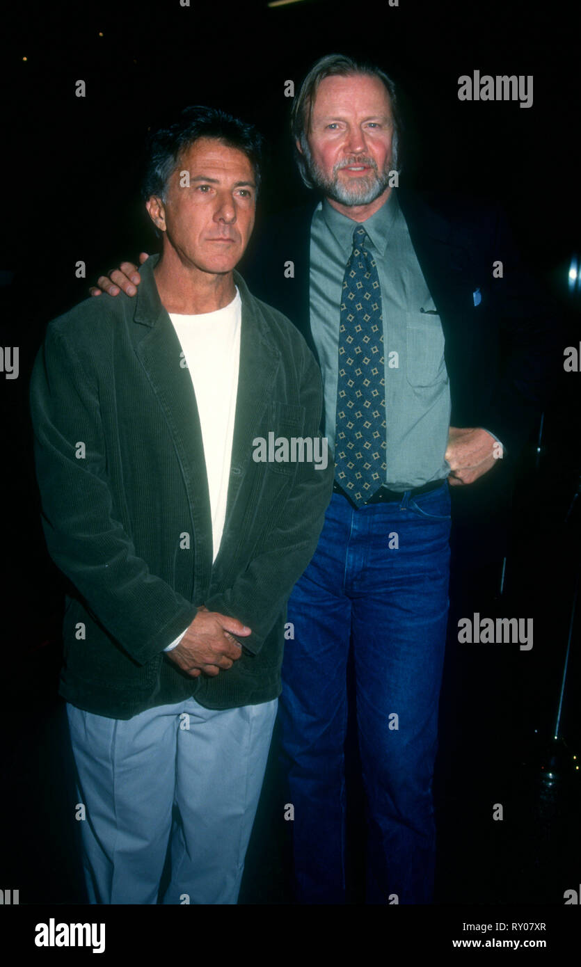 LOS ANGELES, CA FEBRUARY 16 Actor Dustin Hoffman and actor Jon