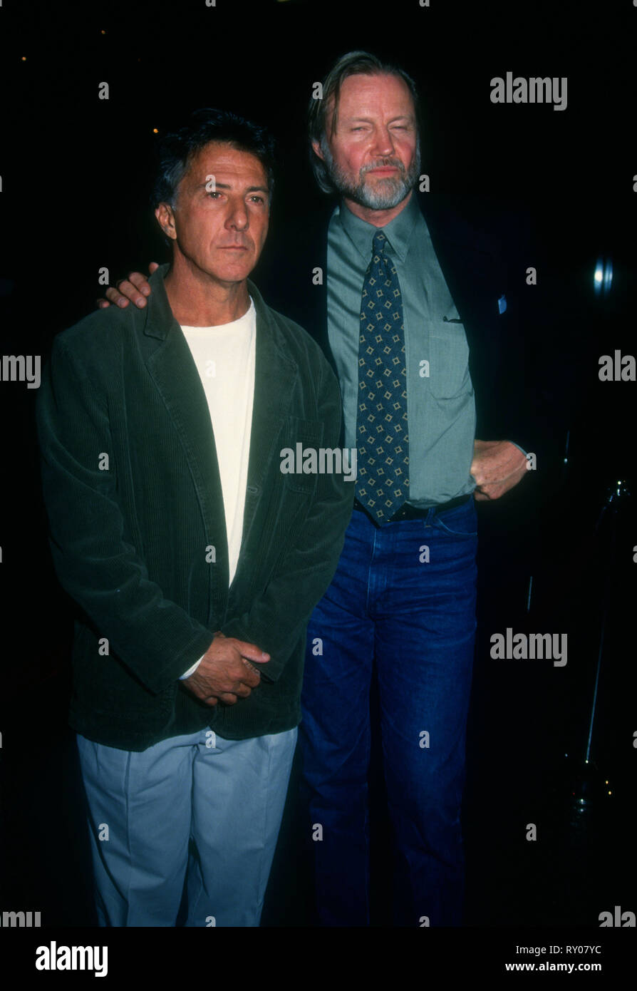 LOS ANGELES, CA FEBRUARY 16 Actor Dustin Hoffman and actor Jon