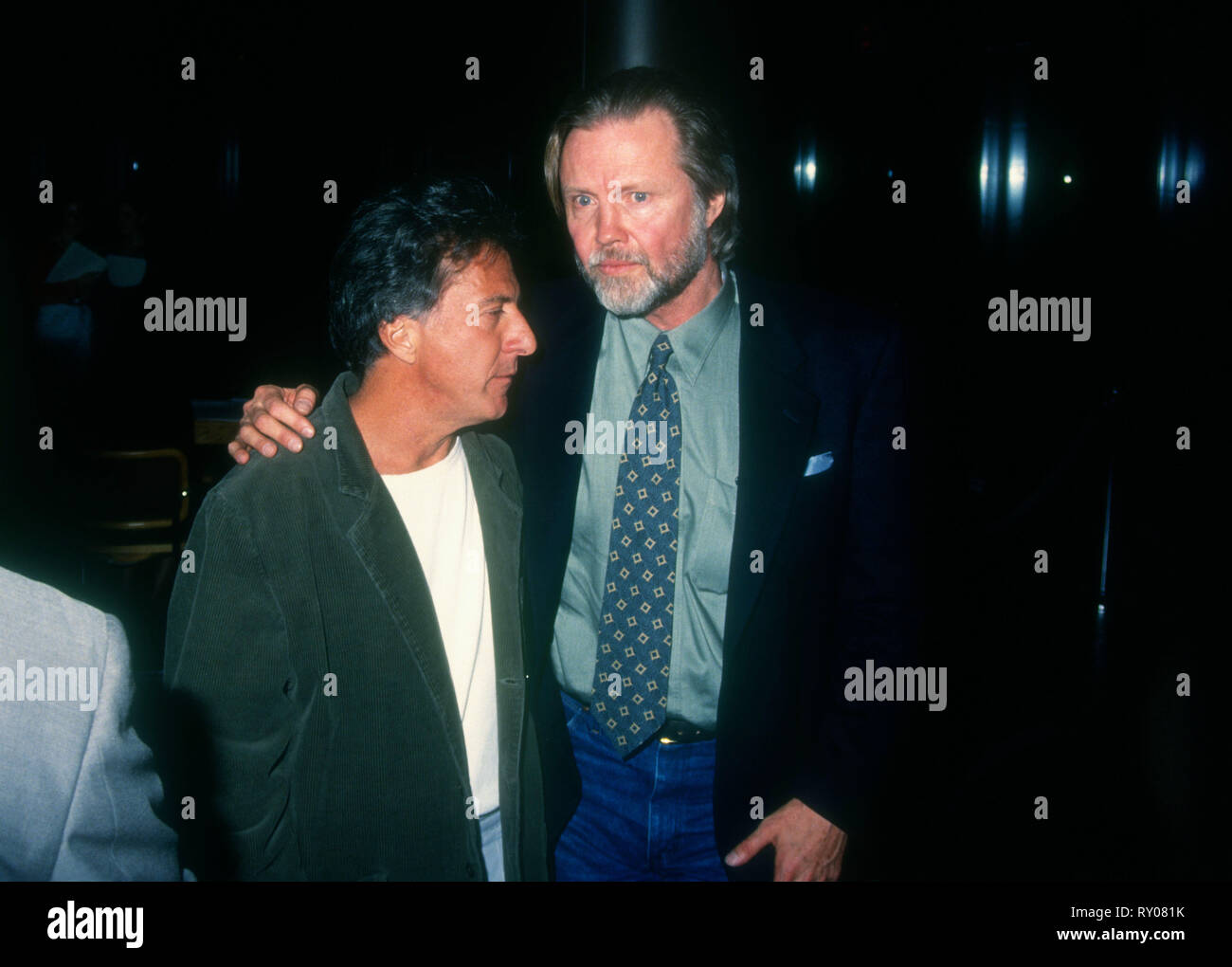 LOS ANGELES, CA FEBRUARY 16 Actor Dustin Hoffman and actor Jon