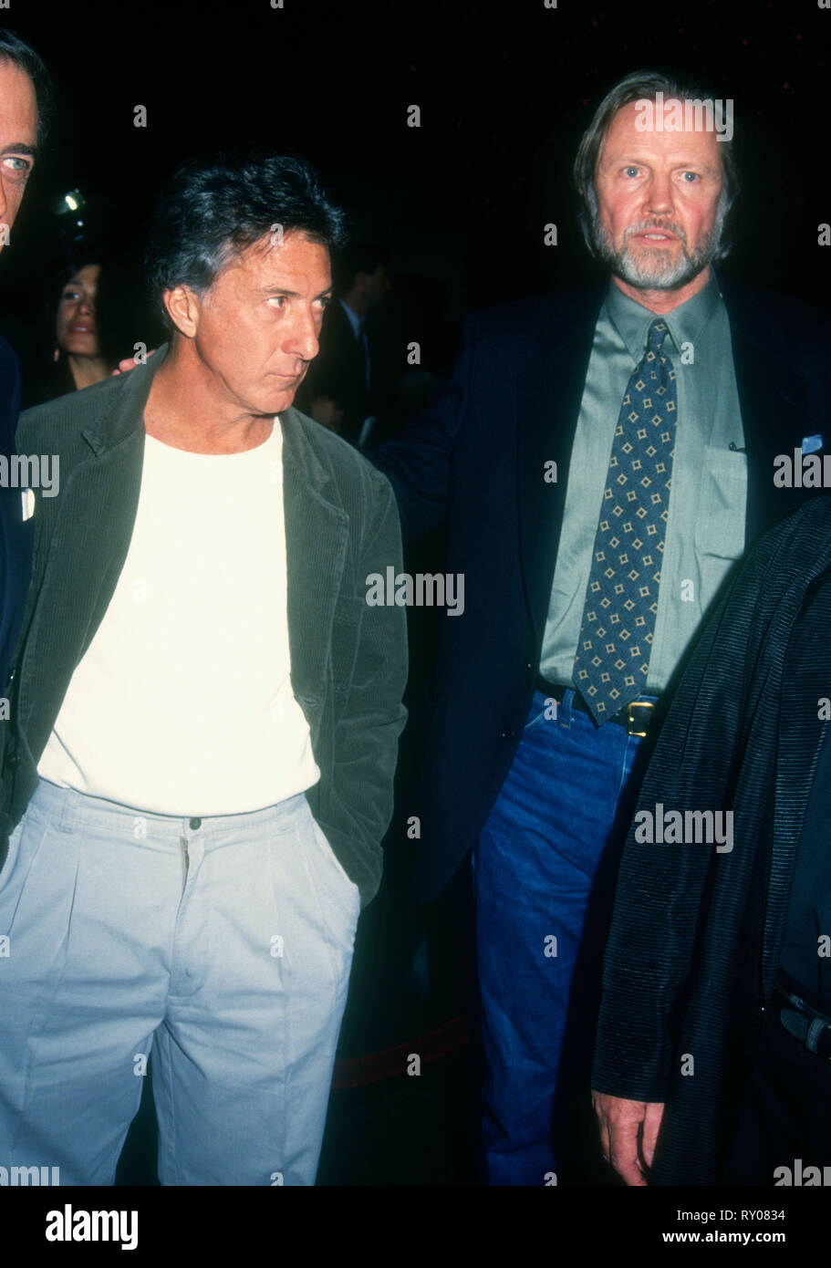 LOS ANGELES, CA FEBRUARY 16 Actor Dustin Hoffman and actor Jon