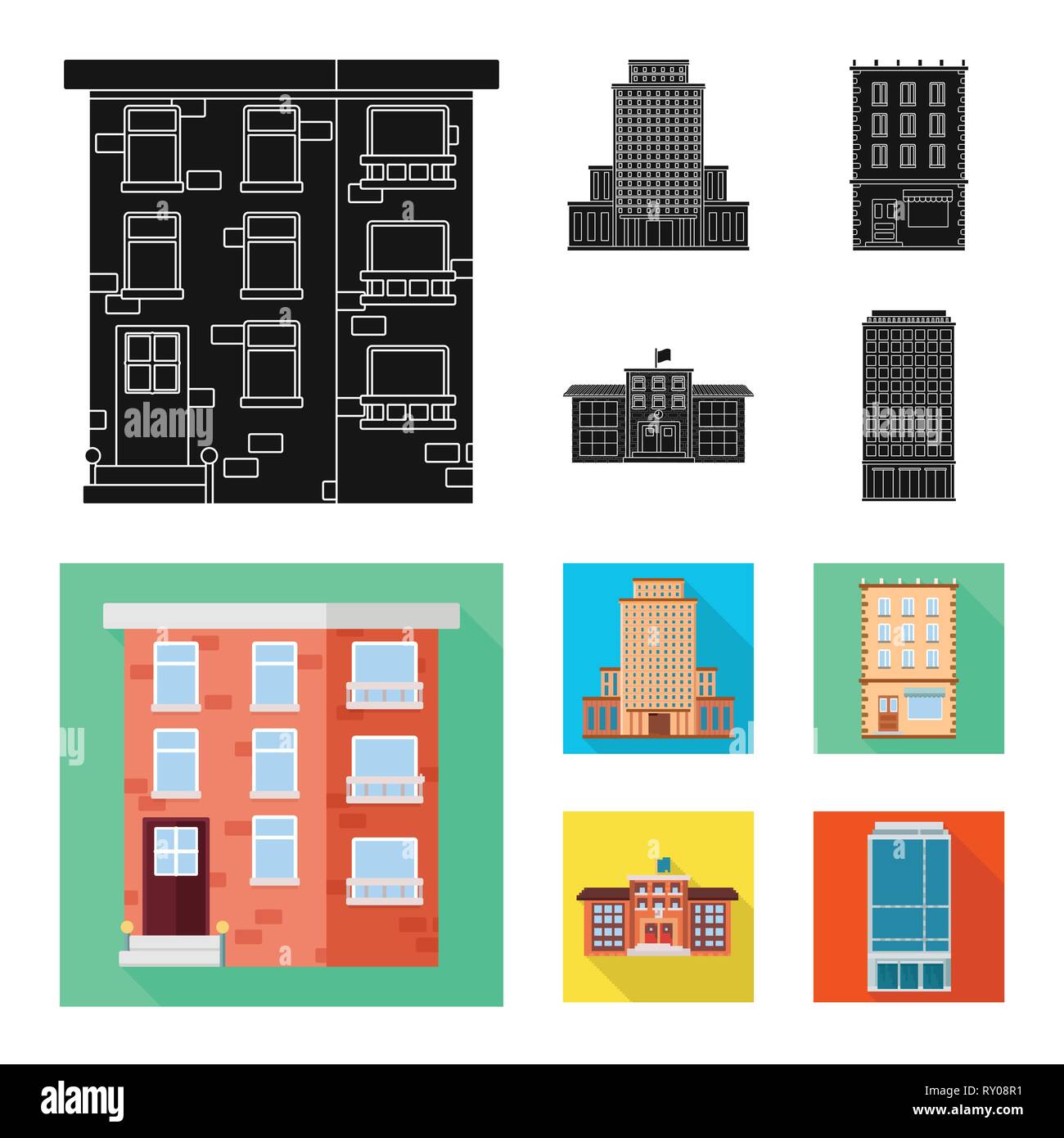 house,hotel,school,skyscraper,brick,high,residence,college,roof,rise ...