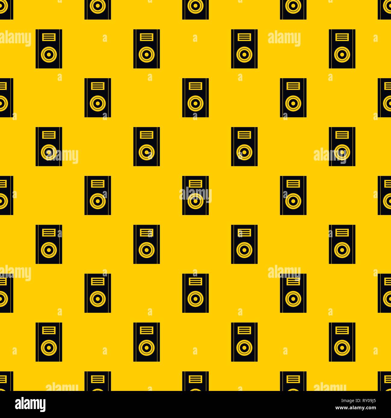 Music speaker pattern vector Stock Vector