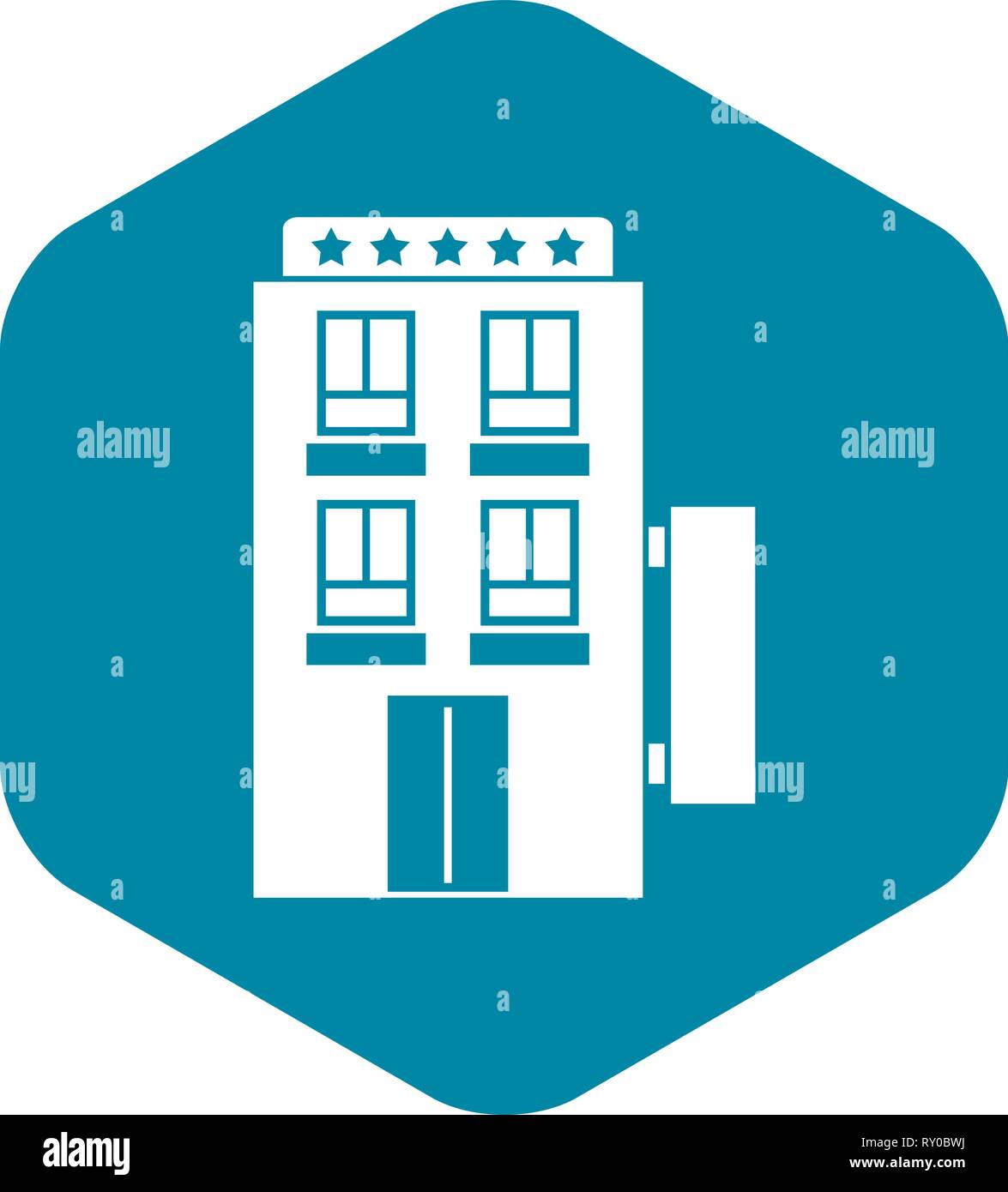 Five star hotel icon, simple style Stock Vector Image & Art - Alamy