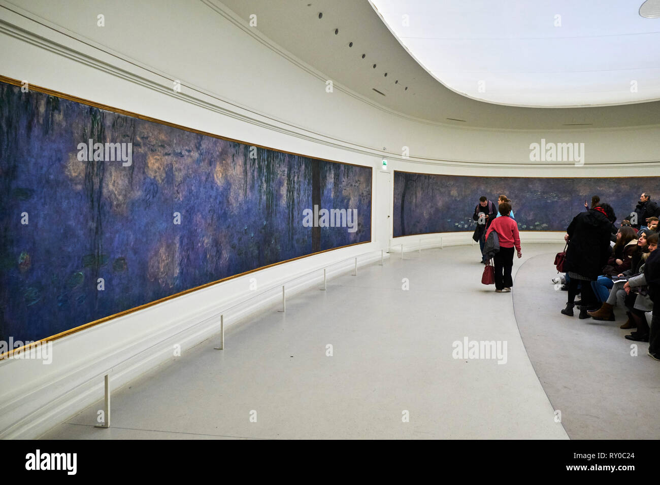 France Paris Les Tuileries Museum Of Orangerie Nympheas By Claude Monet Stock Photo Alamy France Paris Les Tuileries Museum Of Orangerie Nympheas By Claude Monet Stock Photo Alamy