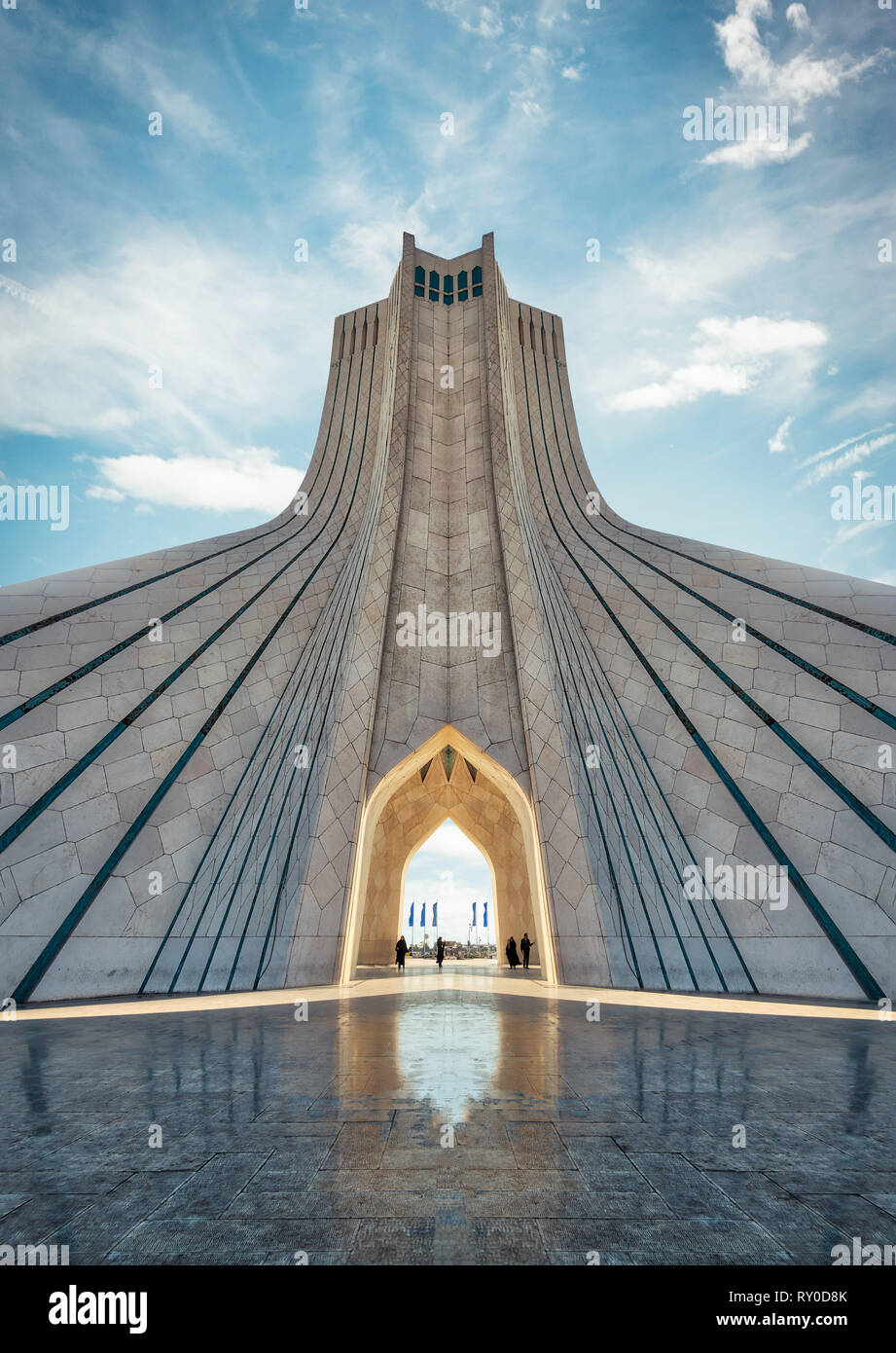 Azadi Tower in Tehran, Iran, taken in January 2019 taken in hdr Stock Photo  - Alamy