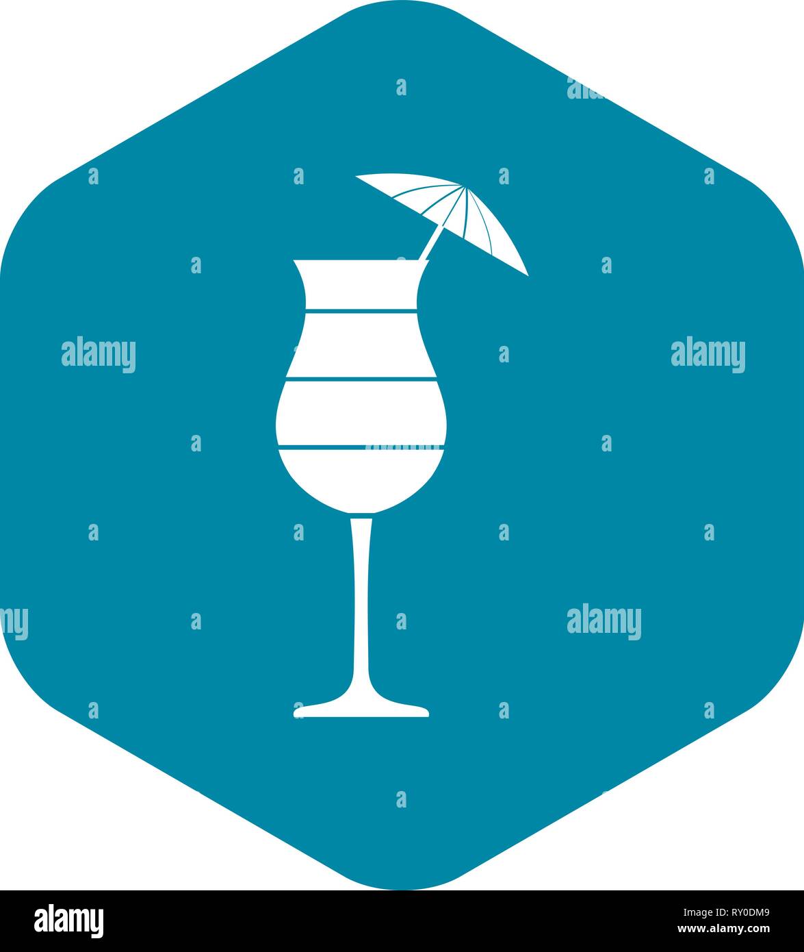 Layered cocktail drink Stock Vector Images - Alamy