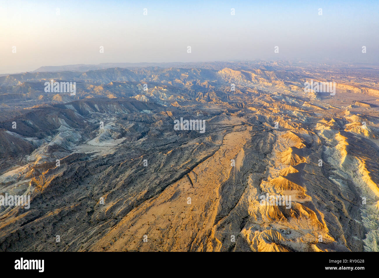 Qeshm Island in the Straight of Hormuz, Southern Iran, taken in January 2019 taken in hdr Stock Photo