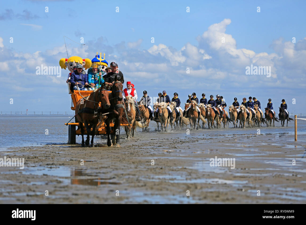  Duhner Wattrennen 2012, Duhnen, Cuxhaven, Deutschland Stock Photo - Alamy 