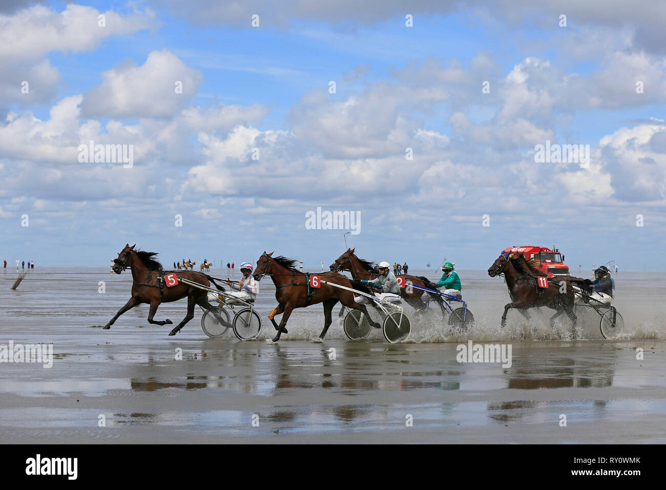  Duhner Wattrennen 2012, Duhnen, Cuxhaven, Deutschland Stock Photo - Alamy 