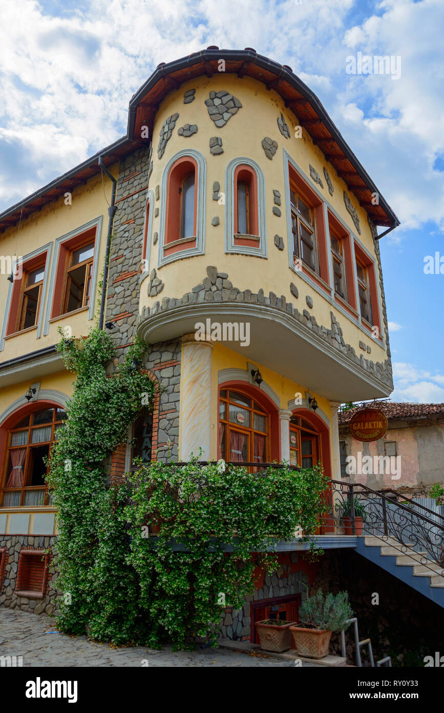 House from Ottoman time, Old town, Elbasan, Albania, Elbasani Stock