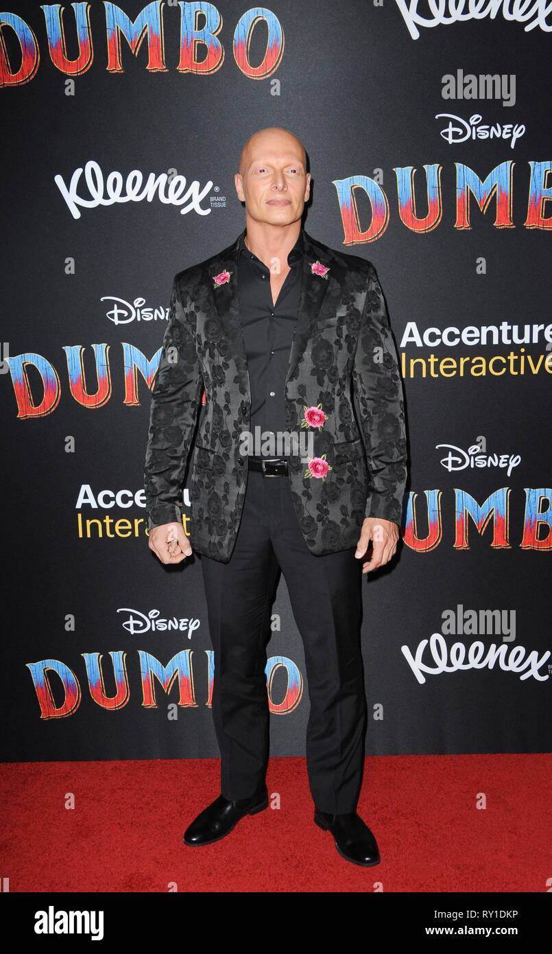 Los Angeles, CA, USA. 11th Mar, 2019. Joseph Gatt at arrivals for DUMBO Premiere, The Dolby Theatre at Hollywood and Highland Center, Los Angeles, CA March 11, 2019. Credit: Elizabeth Goodenough/Everett Collection/Alamy Live News Stock Photo