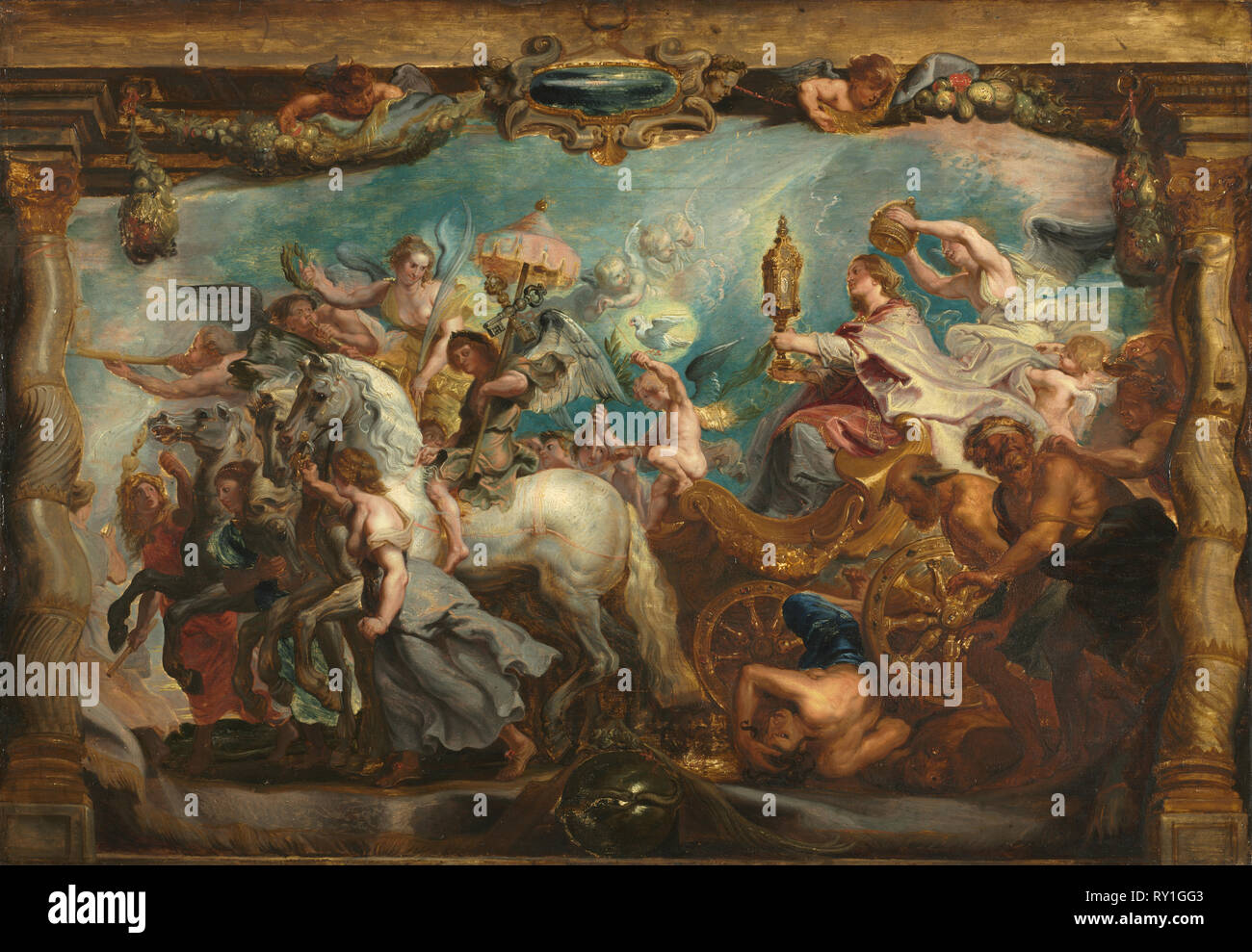 The Triumph of the Church, after 1628. Follower of Peter Paul Rubens ...