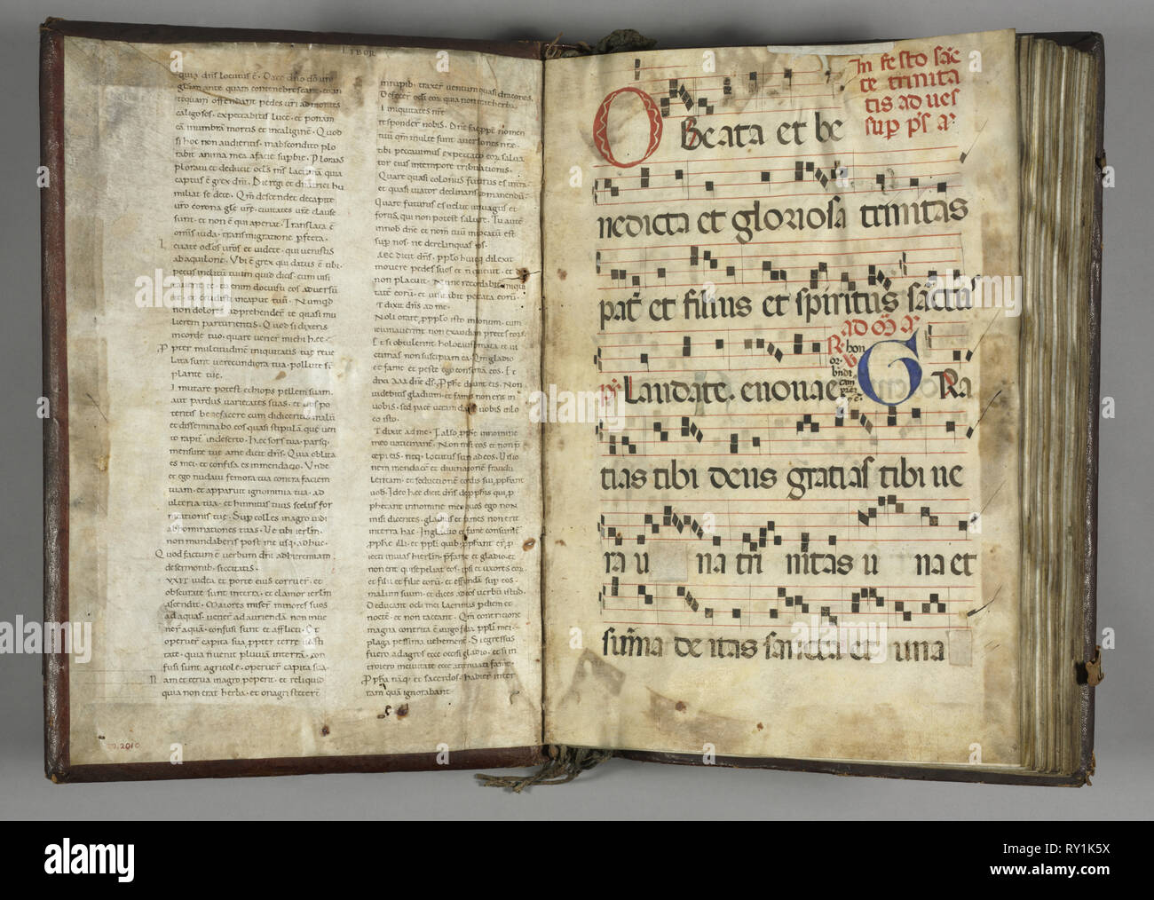 Choir Book, 1500s. Italy, 16th century Stock Photo