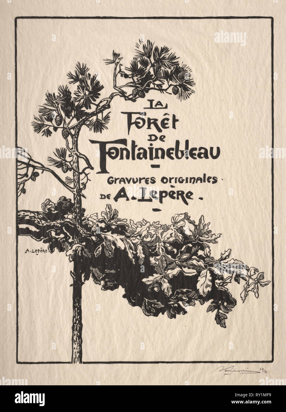 Fontainebleau:  Frontispiece Stock Photo