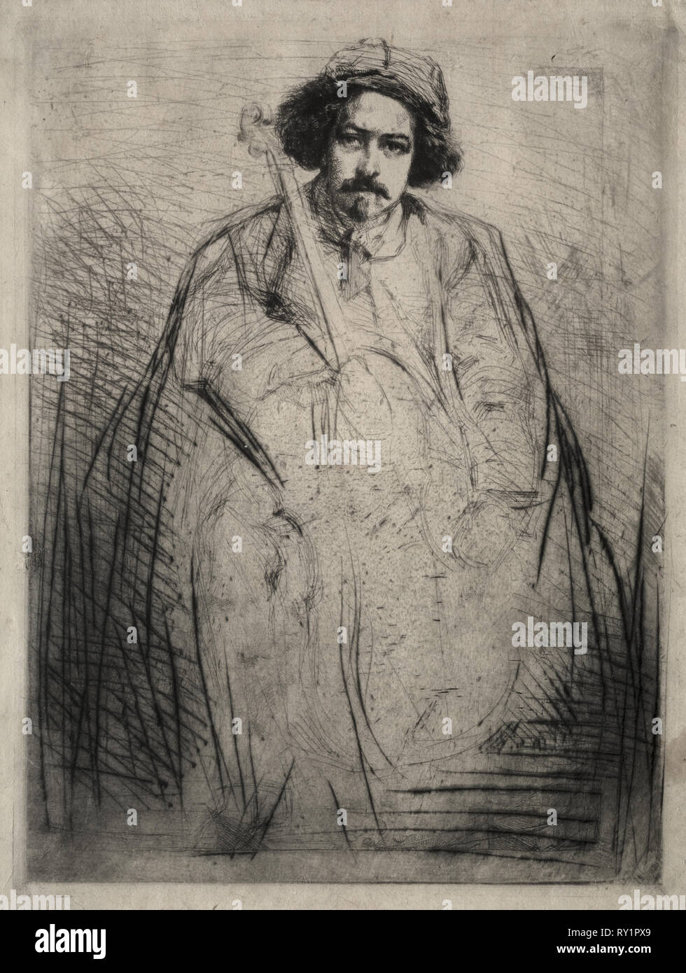 Becquet James Mcneill Whistler American 14 1903 Drypoint And Etching Stock Photo Alamy