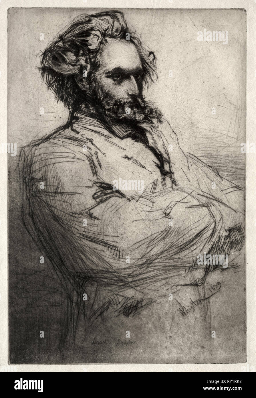 Drouet, 1859. James McNeill Whistler (American, 1834-1903). Etching ...
