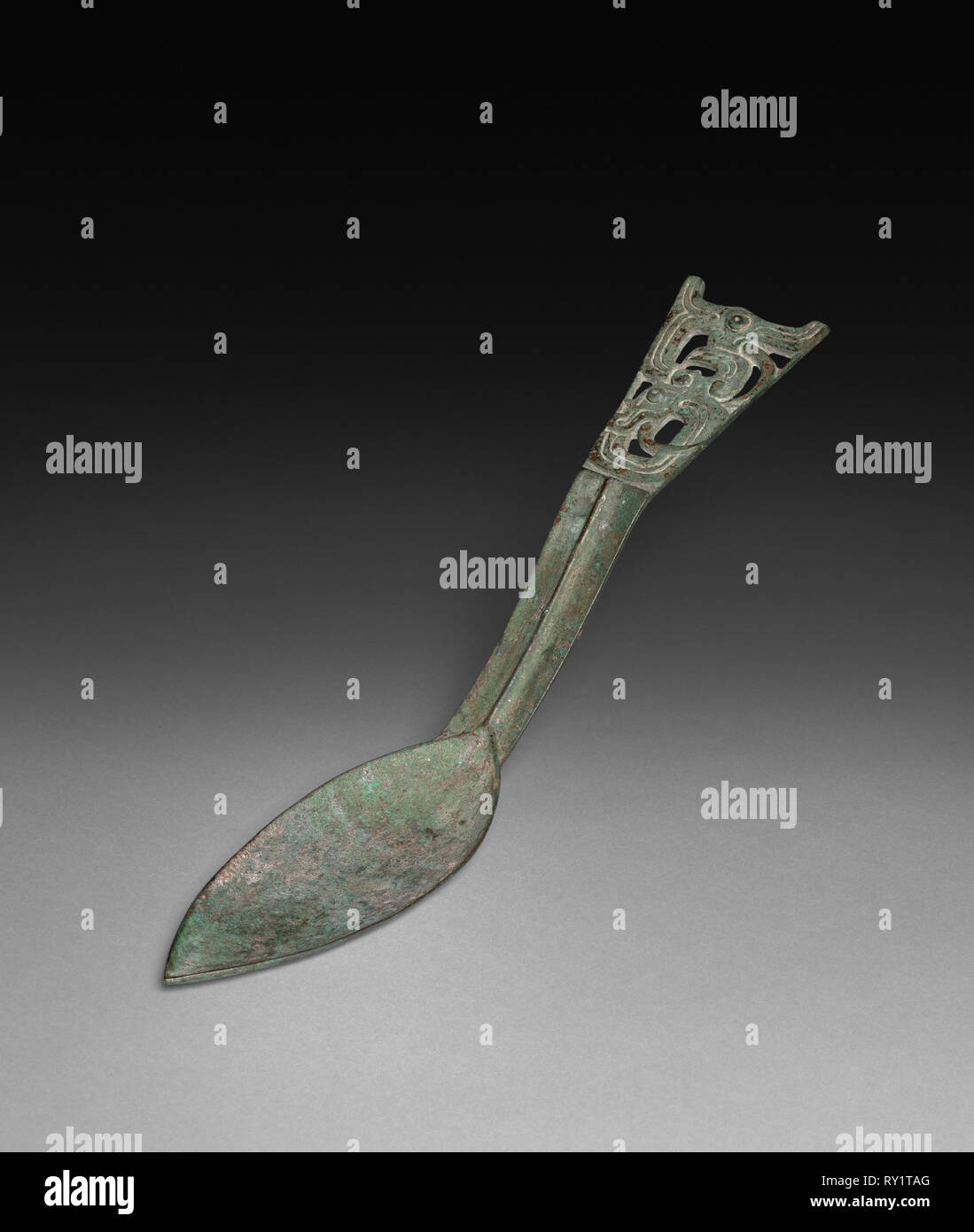 Sacrificial Spoon, 1023900 BC. China, Western Zhou dynasty (c. 1046771 BC). Bronze; overall 8
