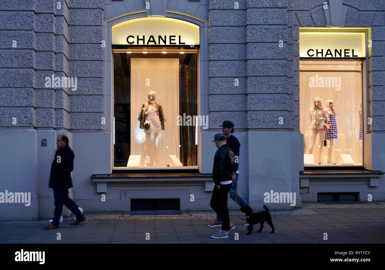Chanel, Kurfuerstendamm, Charlottenburg, Berlin, Stock Photo - Alamy