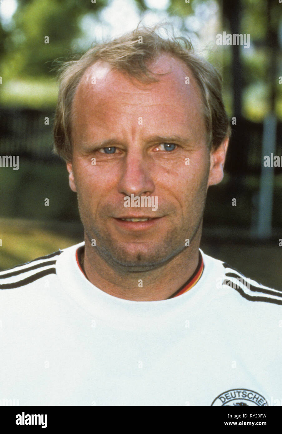 Berti Vogts former German footballer played in Borussia Mönchengladbach in Bundesliga Stock Photo