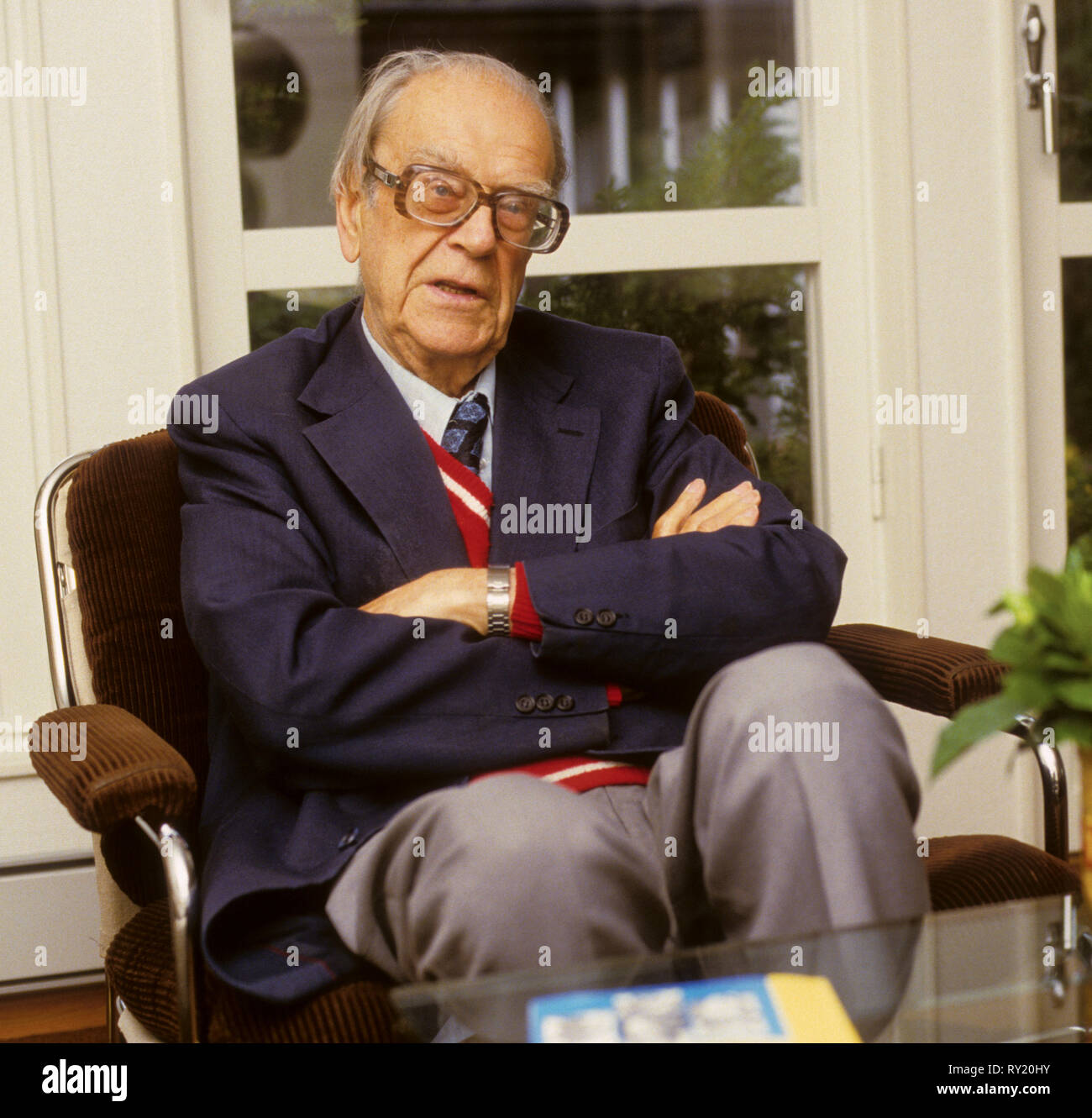 Tage Erlander former Swedish Social democrats Party leader and Prime 